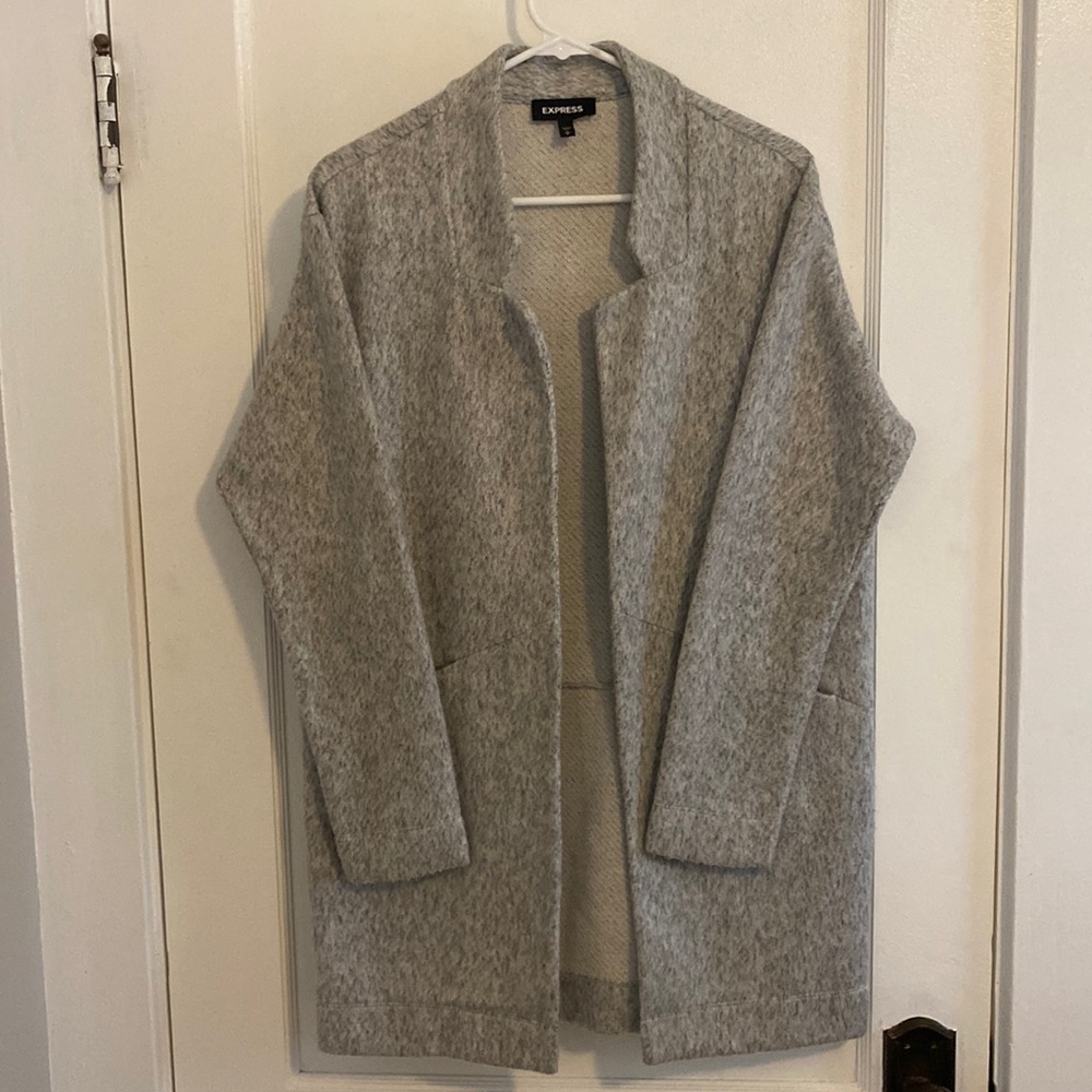 Heather grey Express jacket size small